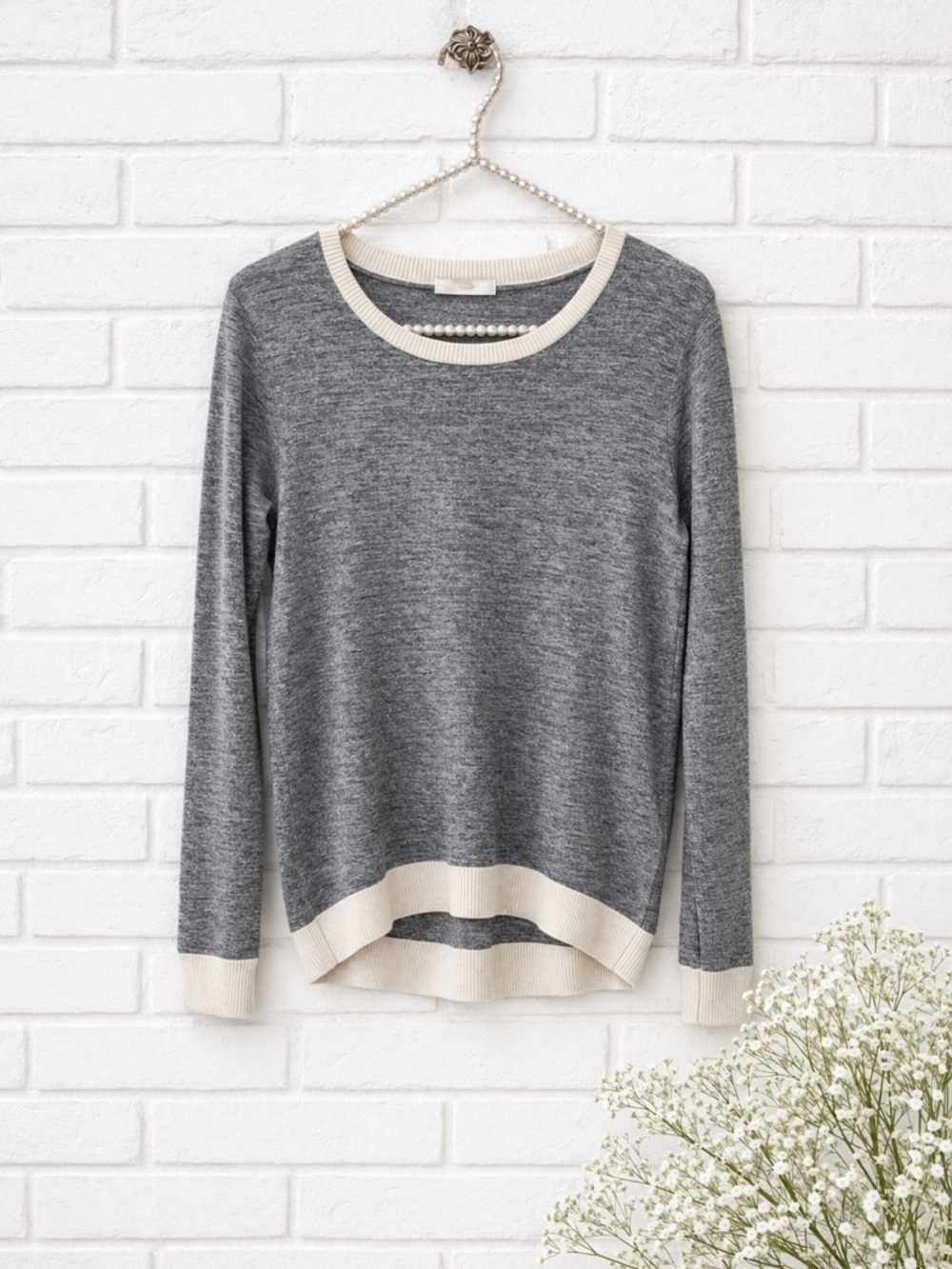 Wilfred Aritzia Heather Galaxy Berri Long Sleeve Sweater Size XXS